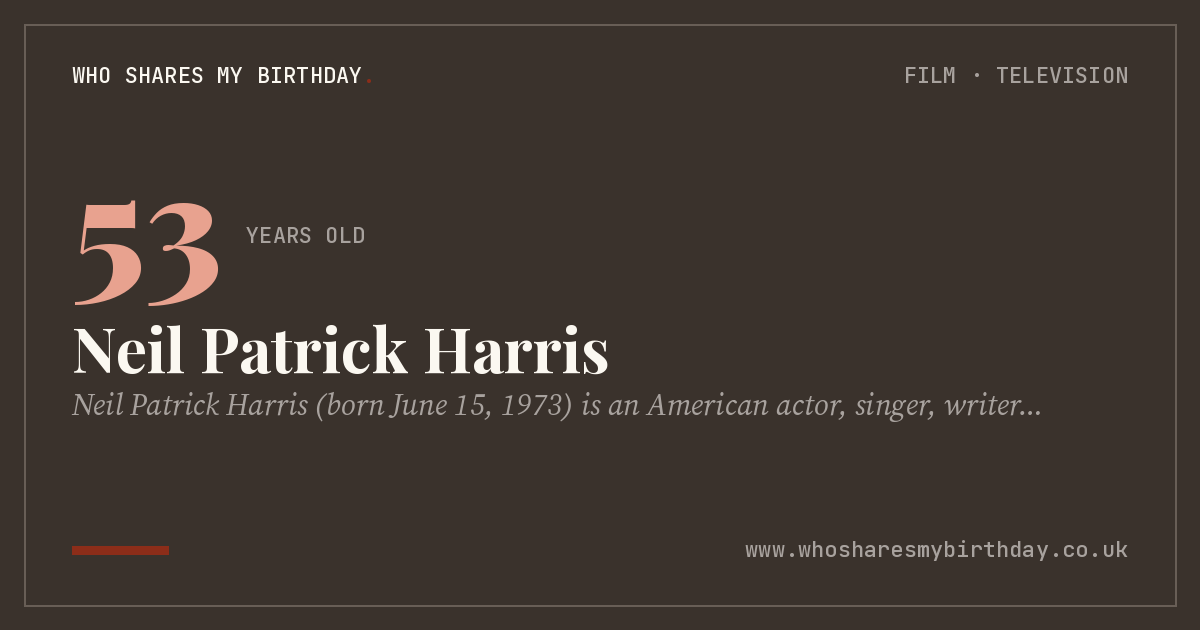 Neil Patrick Harris