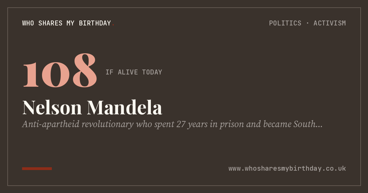 Nelson Mandela