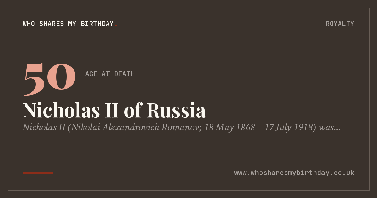 Nicholas II of Russia