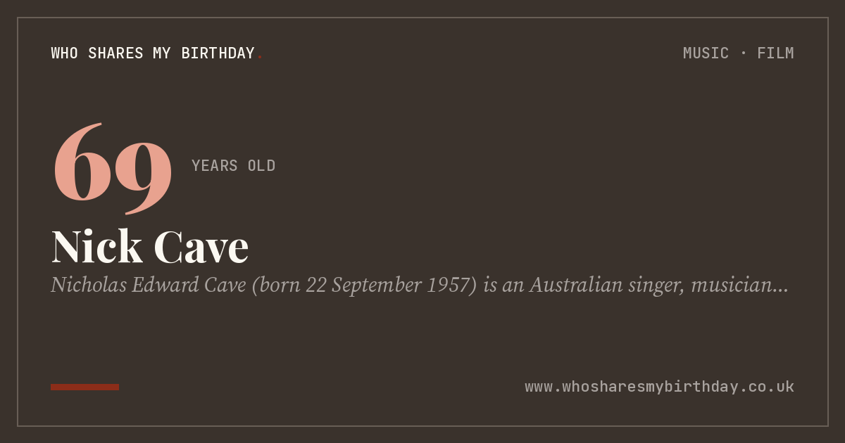 Nick Cave