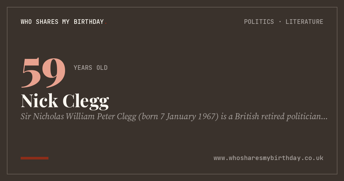Nick Clegg