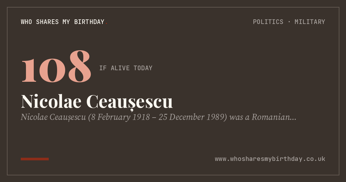 Nicolae Ceaușescu