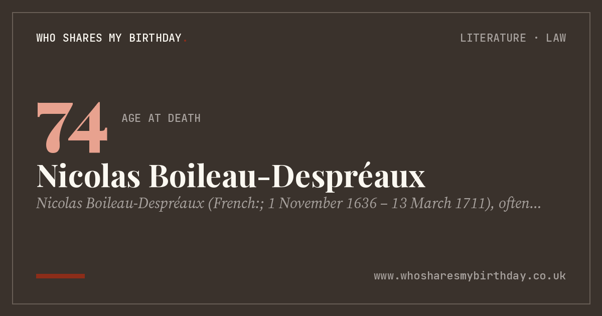 Nicolas Boileau-Despréaux