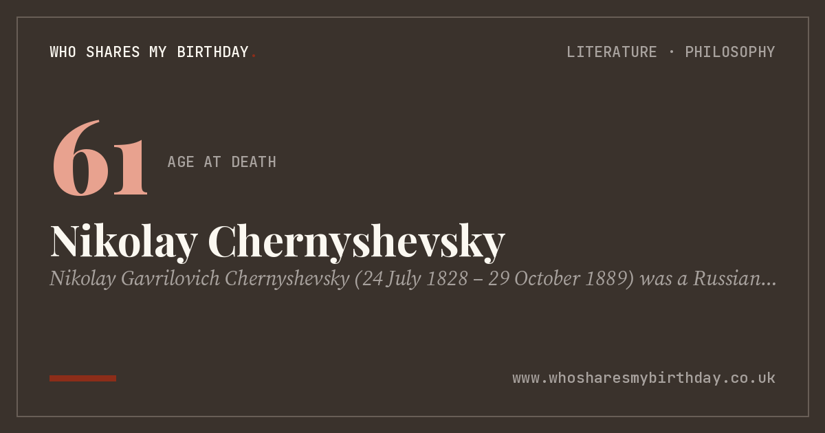 Nikolay Chernyshevsky
