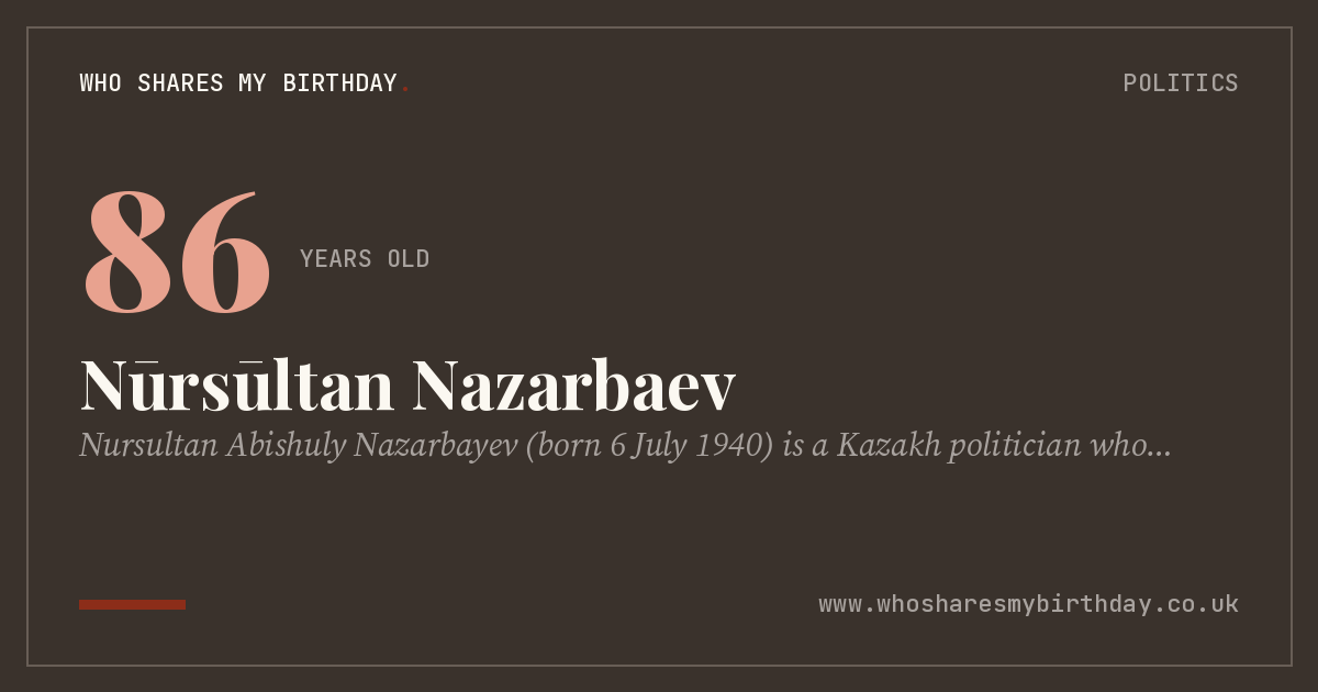 Nūrsūltan Nazarbaev