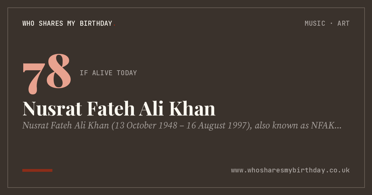 Nusrat Fateh Ali Khan