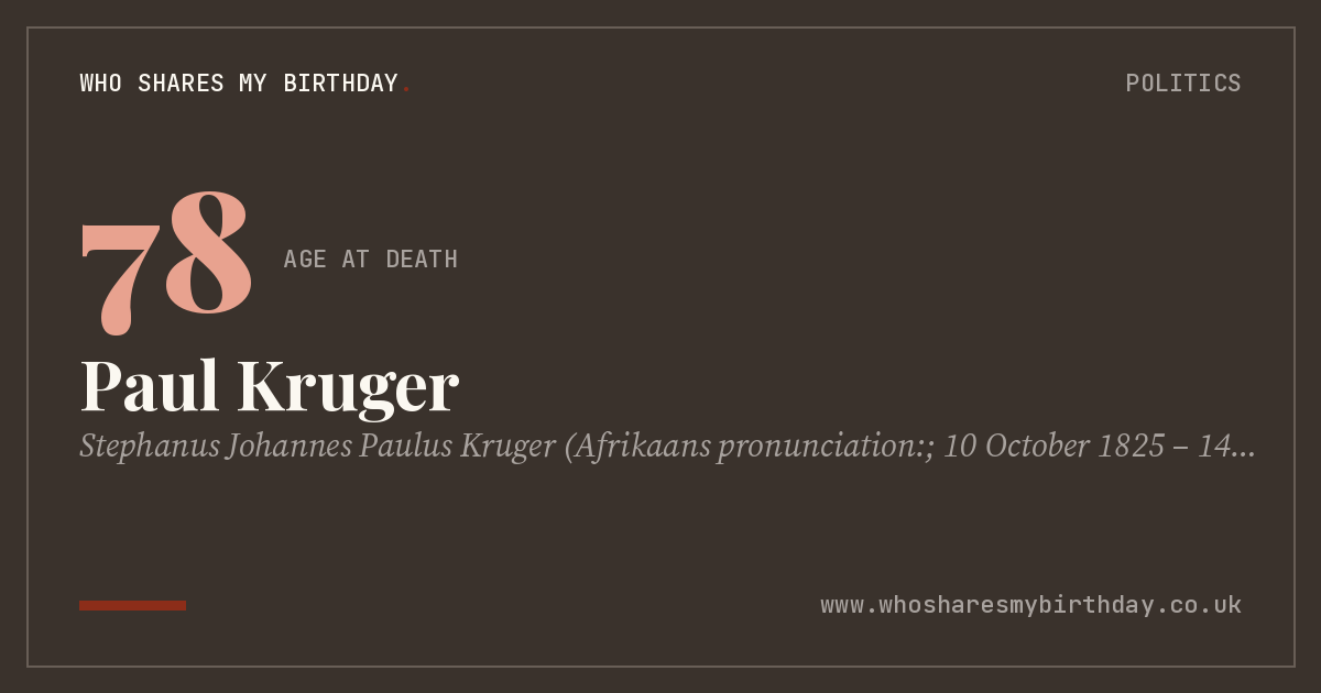 Paul Kruger