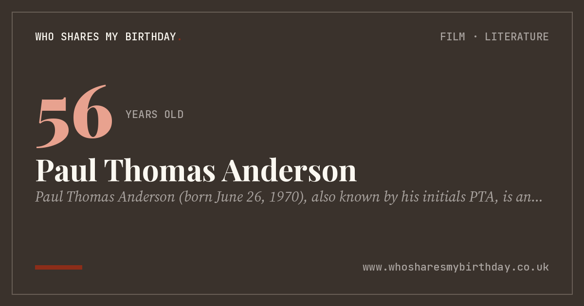 Paul Thomas Anderson