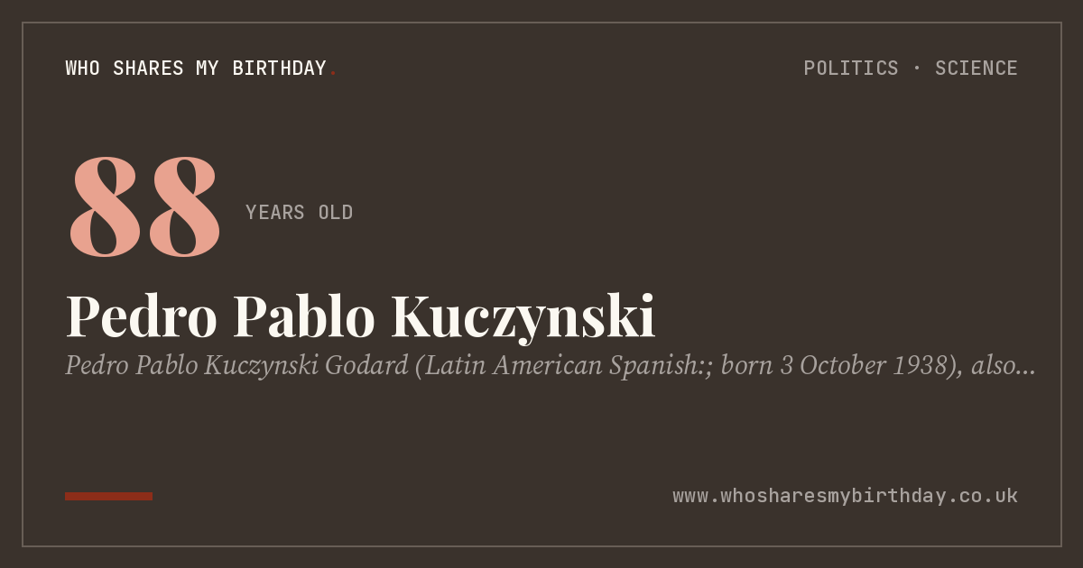 Pedro Pablo Kuczynski