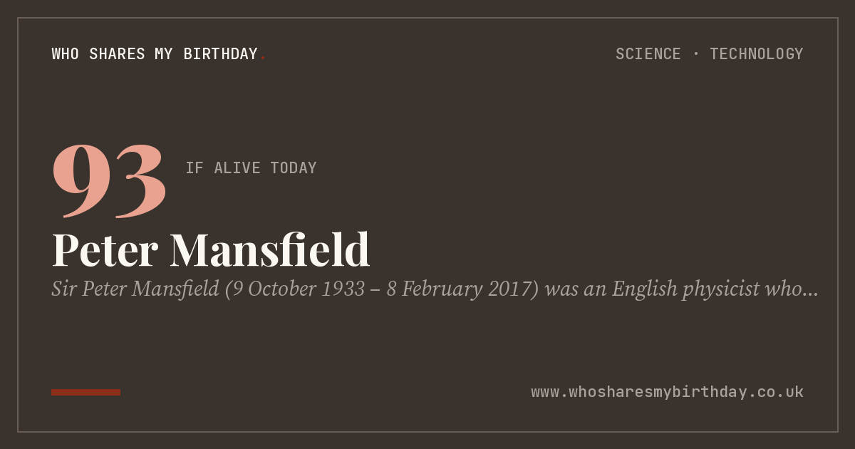 Peter Mansfield