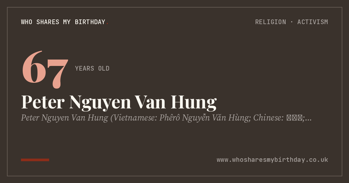 Peter Nguyen Van Hung