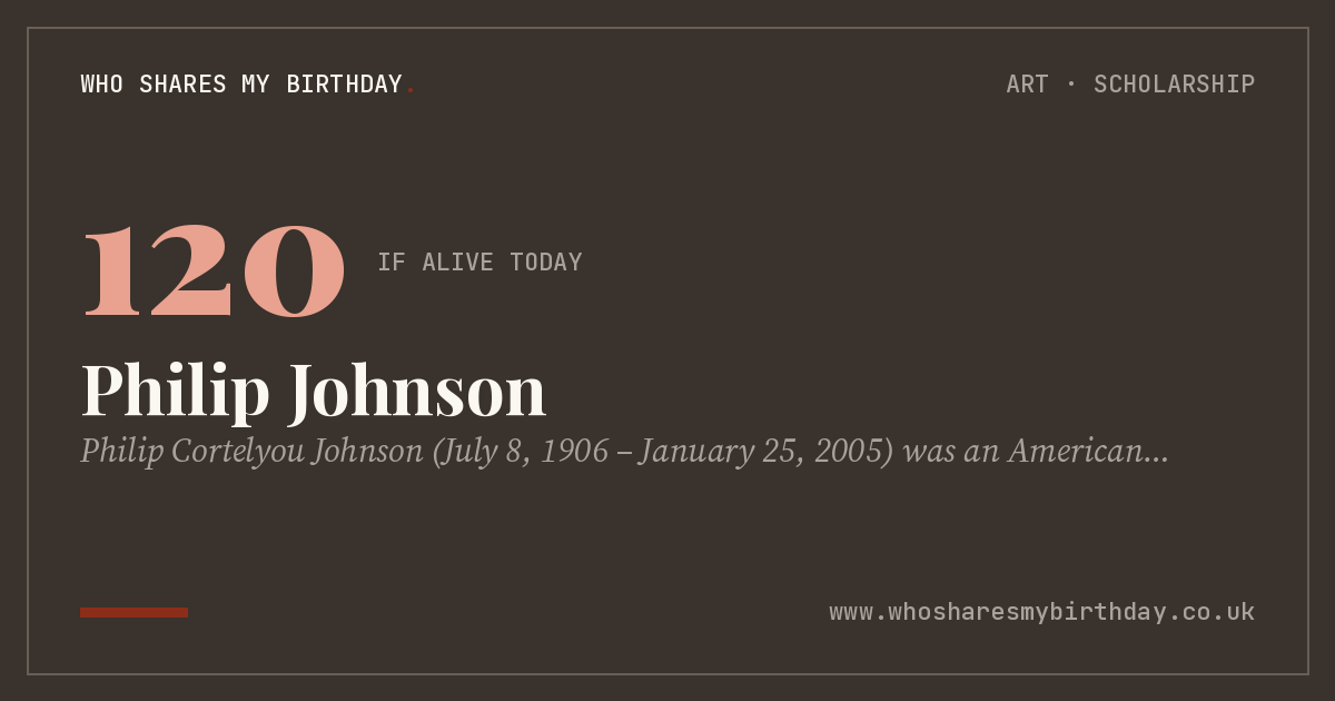 Philip Johnson