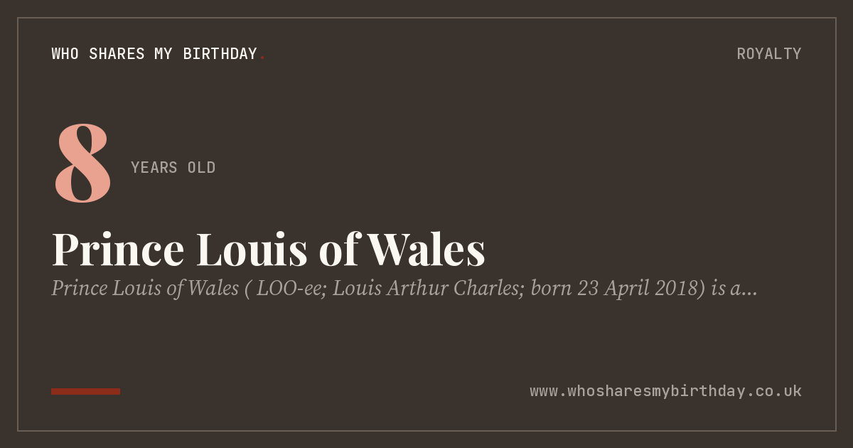 Prince Louis of Wales