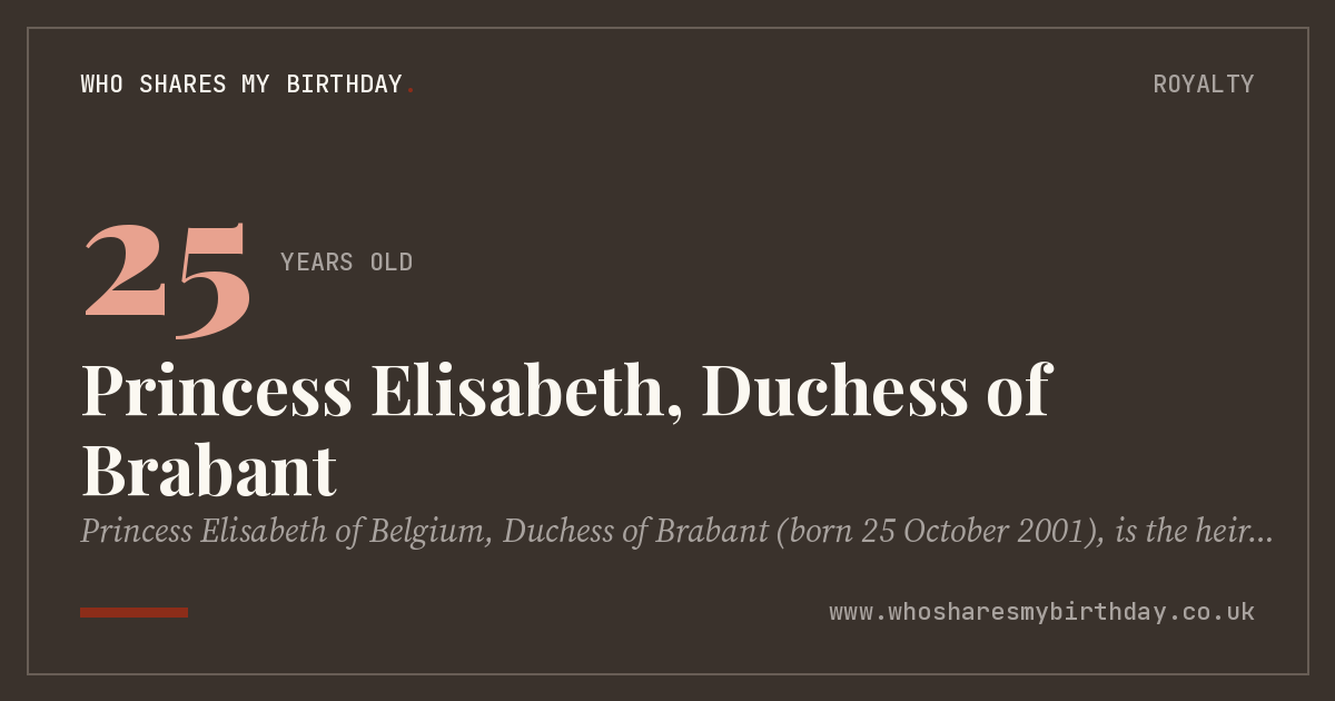 Princess Elisabeth, Duchess of Brabant
