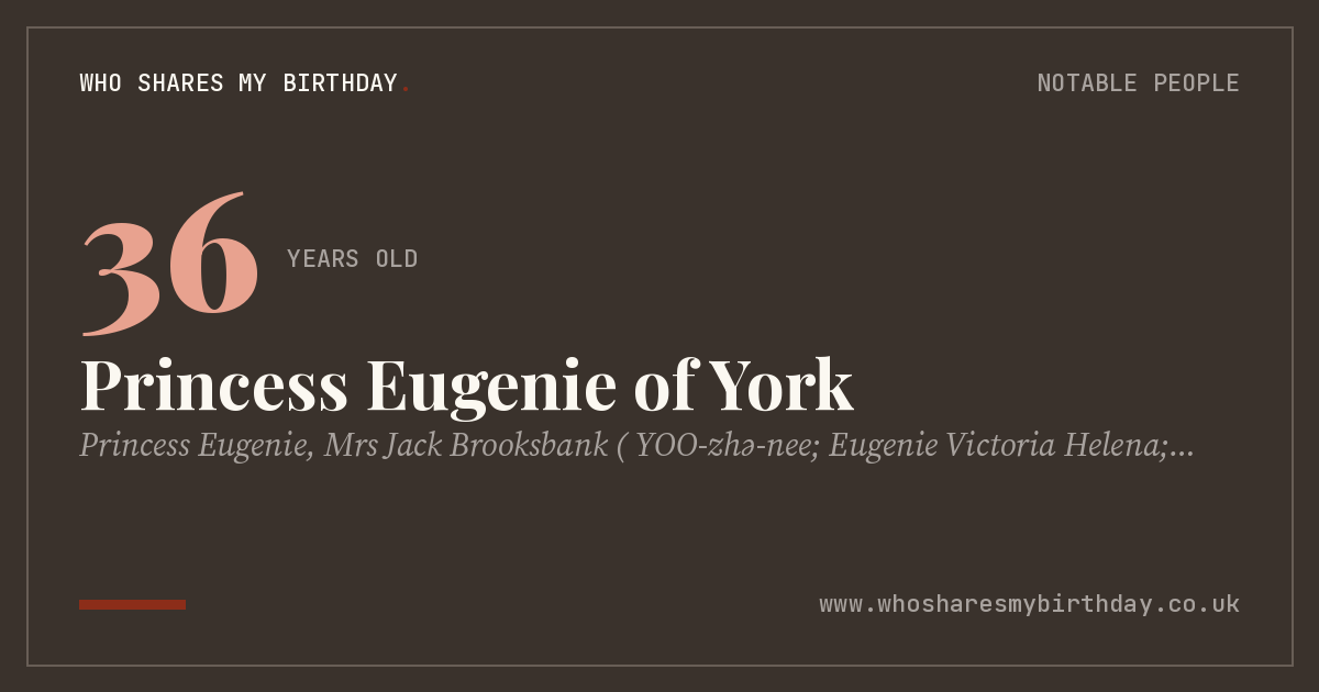 Princess Eugenie of York