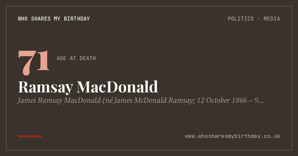 Ramsay MacDonald
