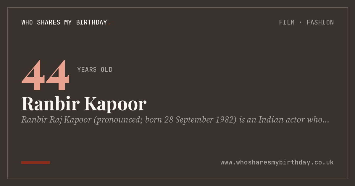 Ranbir Kapoor