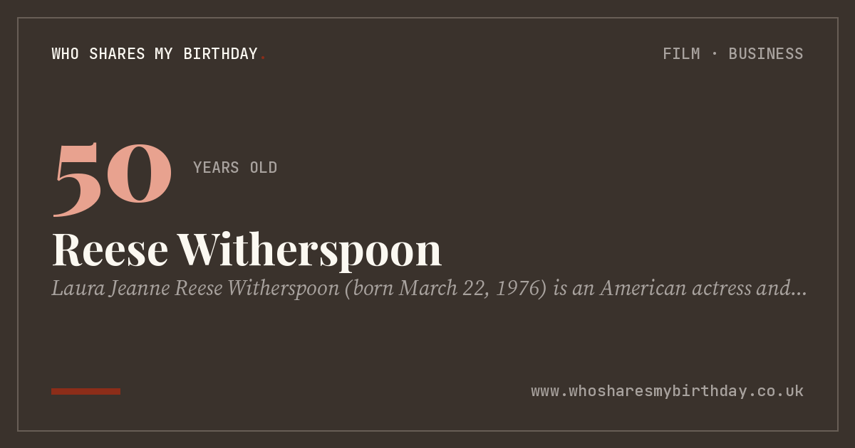 Reese Witherspoon