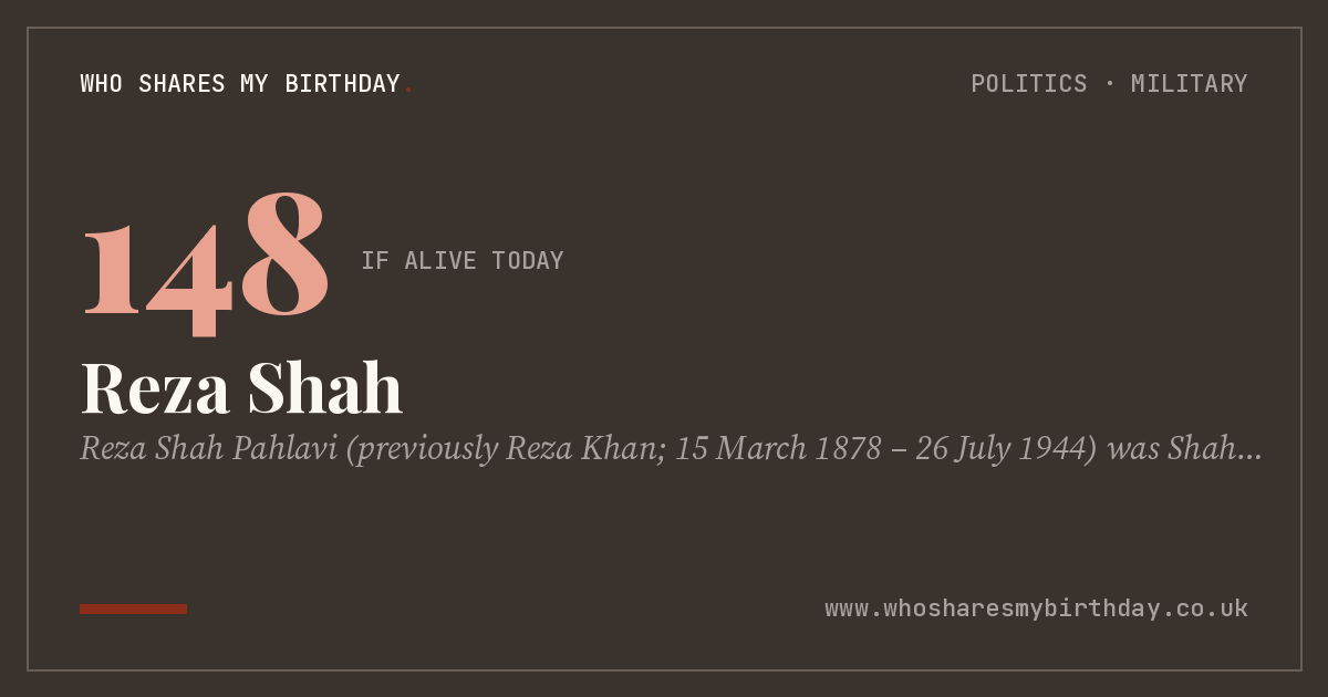 Reza Shah