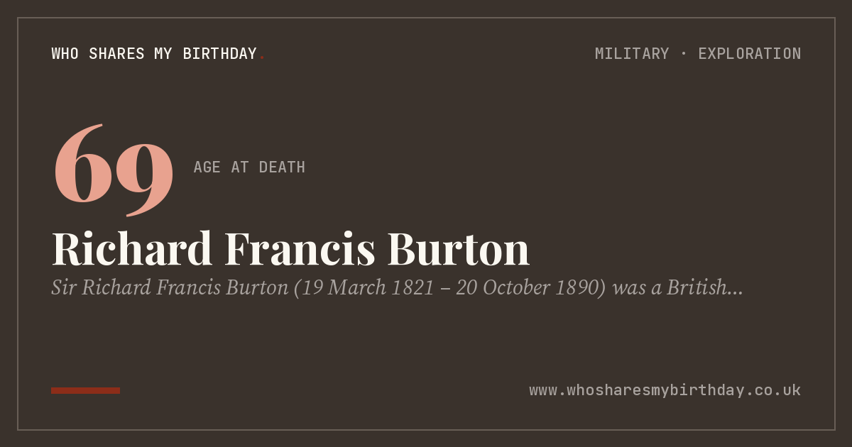 Richard Francis Burton