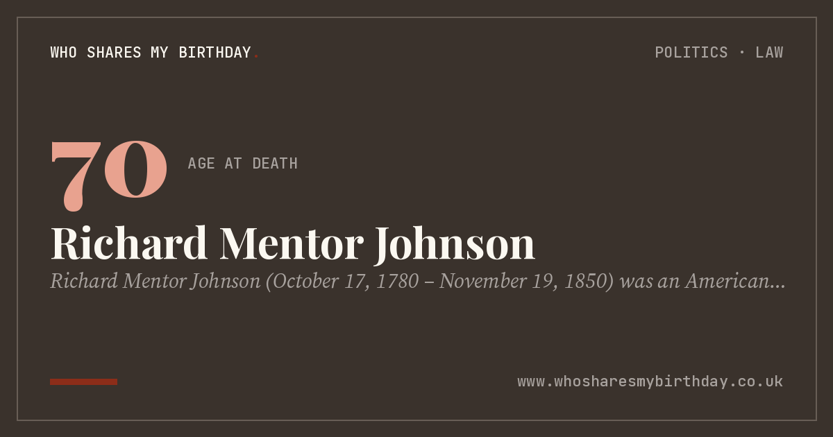 Richard Mentor Johnson