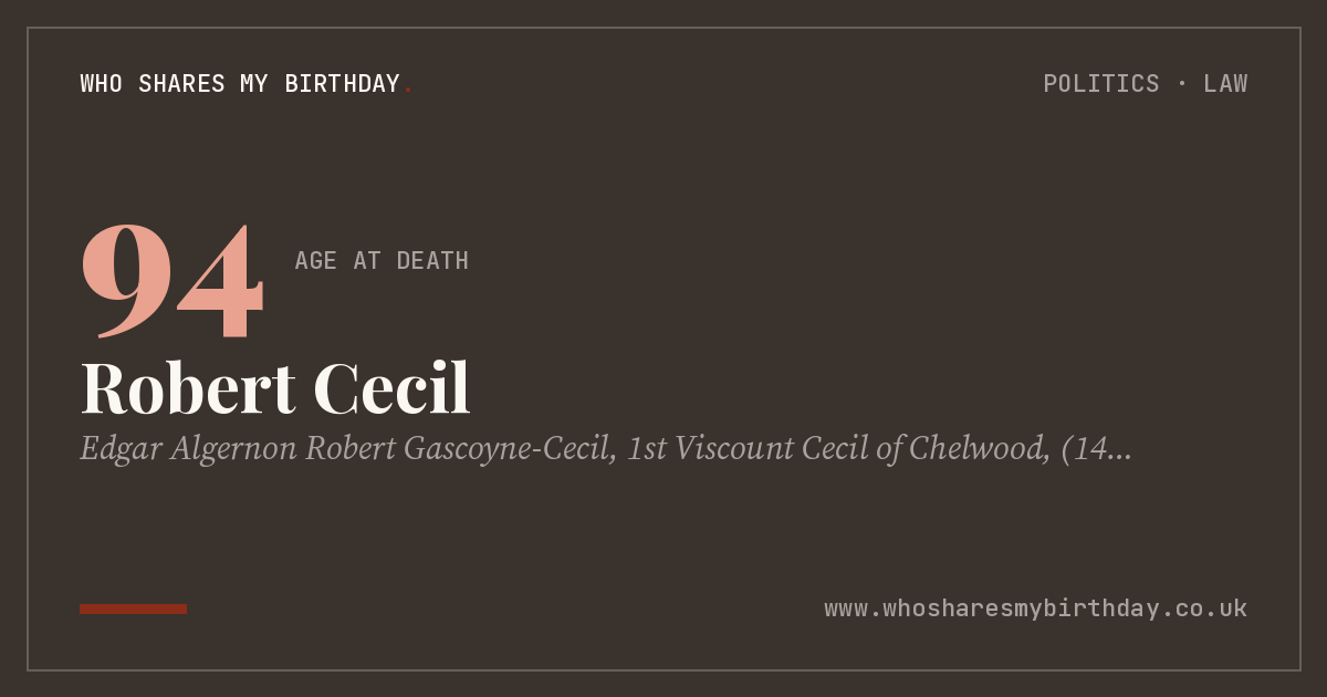 Robert Cecil