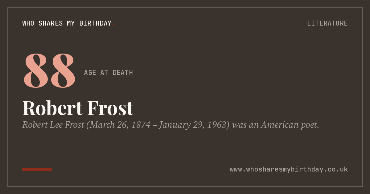 Robert Frost