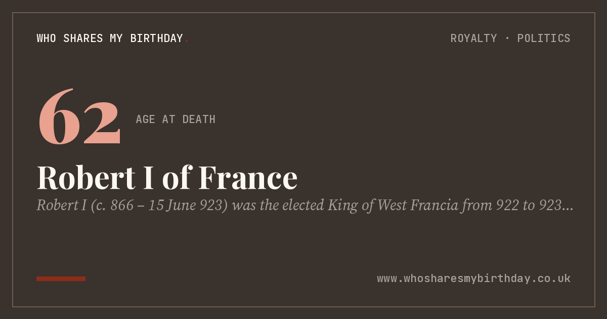 Robert I of France