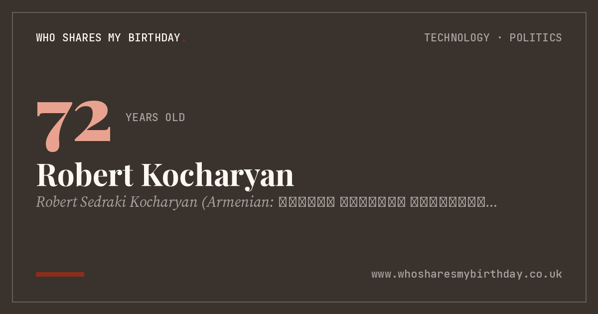 Robert Kocharyan