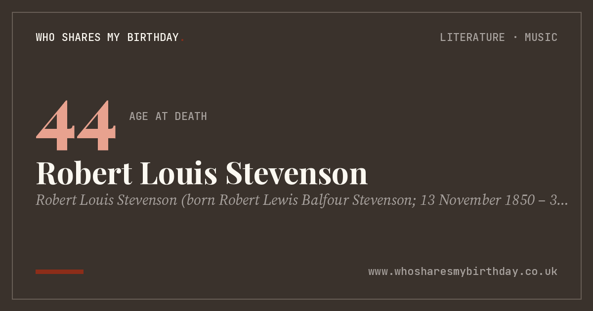 Robert Louis Stevenson