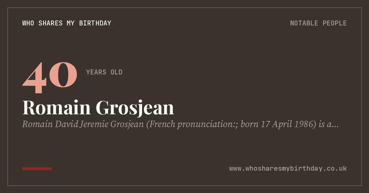 Romain Grosjean