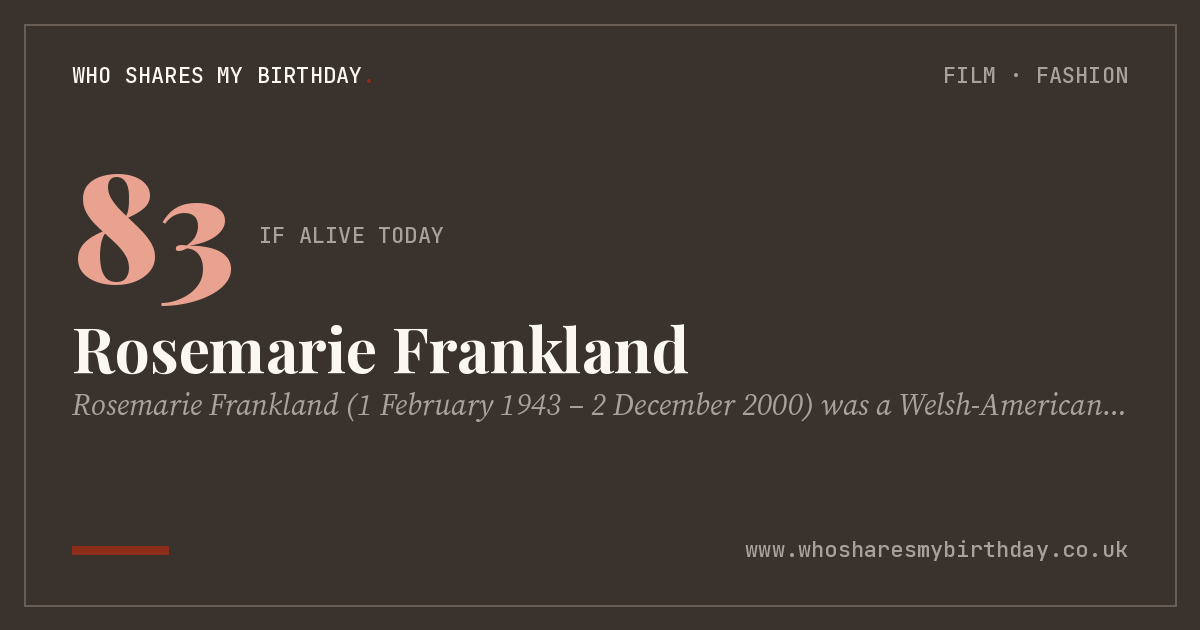 Rosemarie Frankland