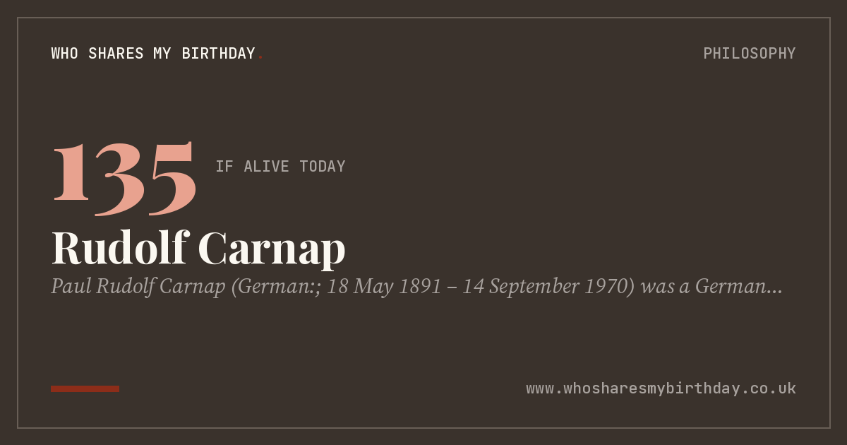 Rudolf Carnap