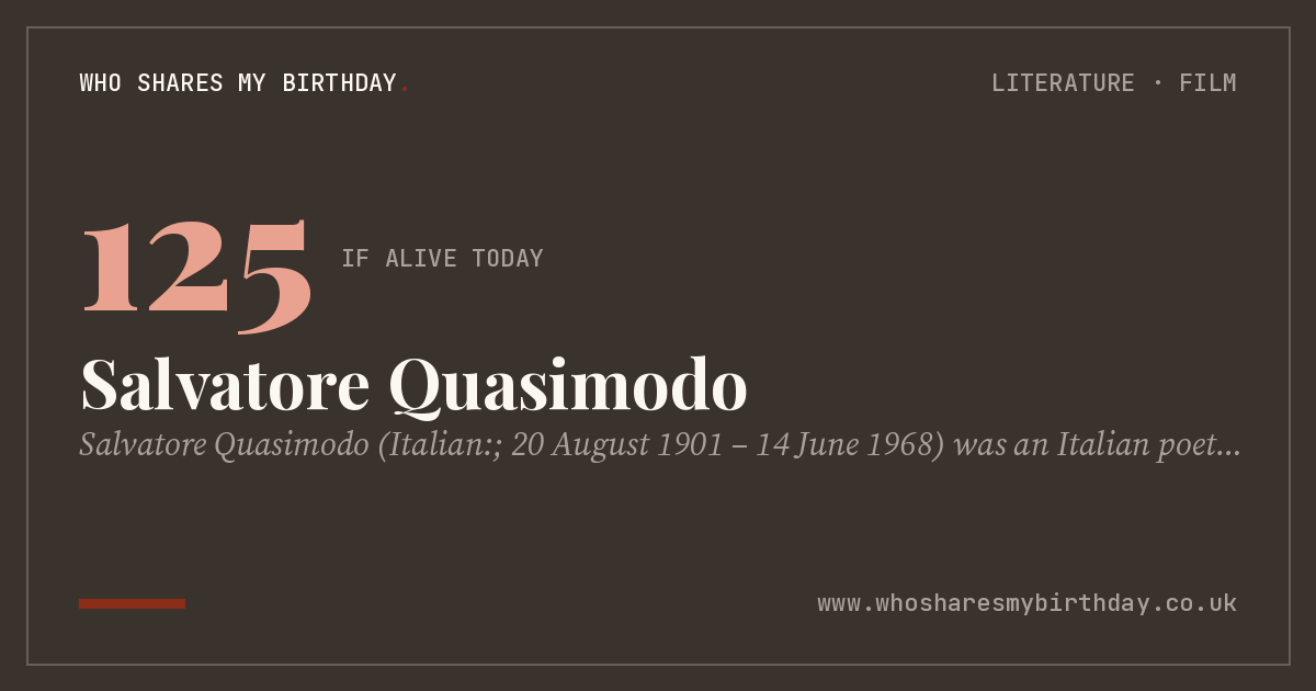 Salvatore Quasimodo