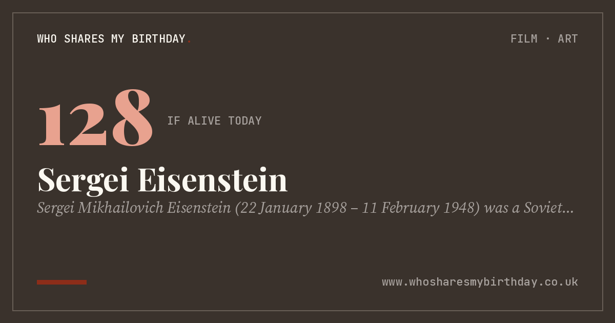 Sergei Eisenstein