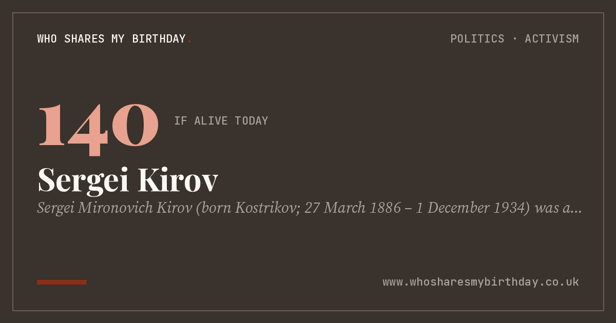 Sergei Kirov
