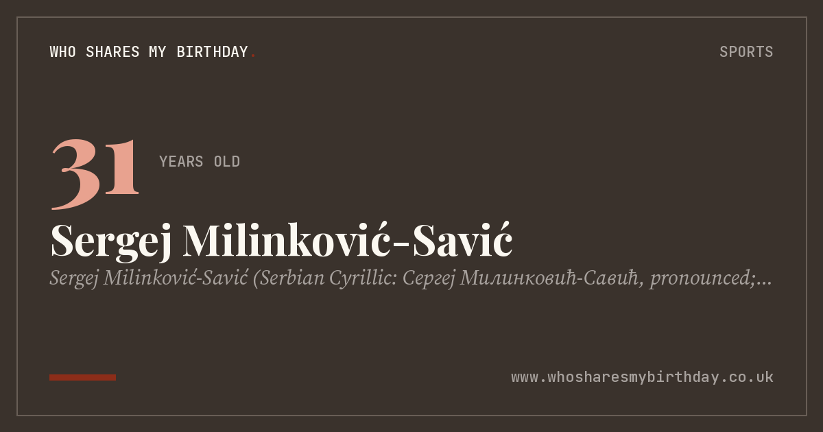 Sergej Milinković-Savić