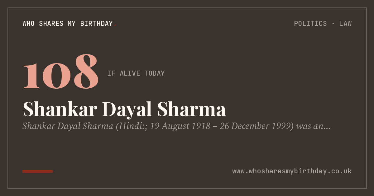 Shankar Dayal Sharma