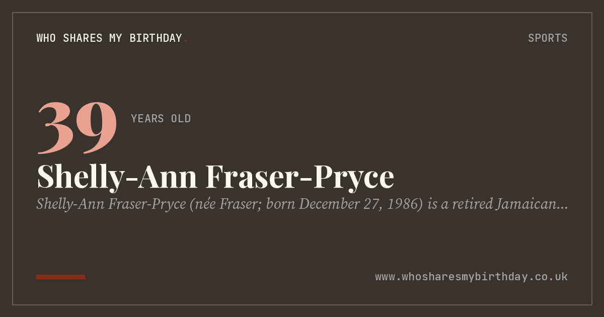 Shelly-Ann Fraser-Pryce