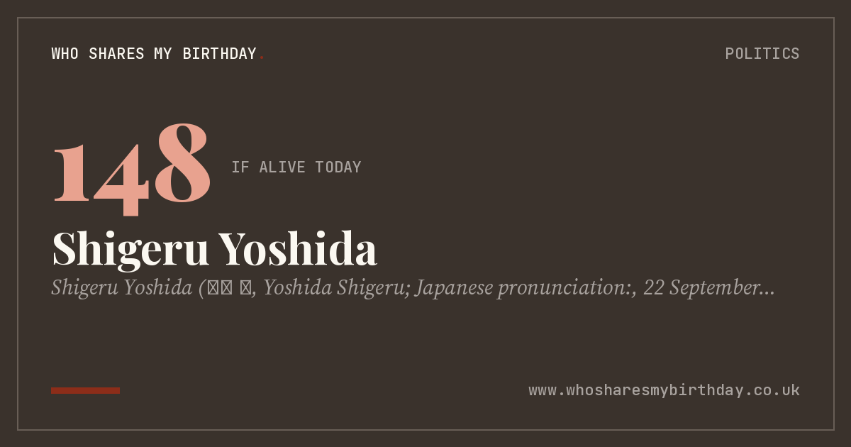 Shigeru Yoshida