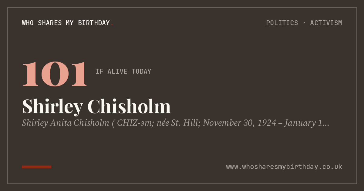 Shirley Chisholm