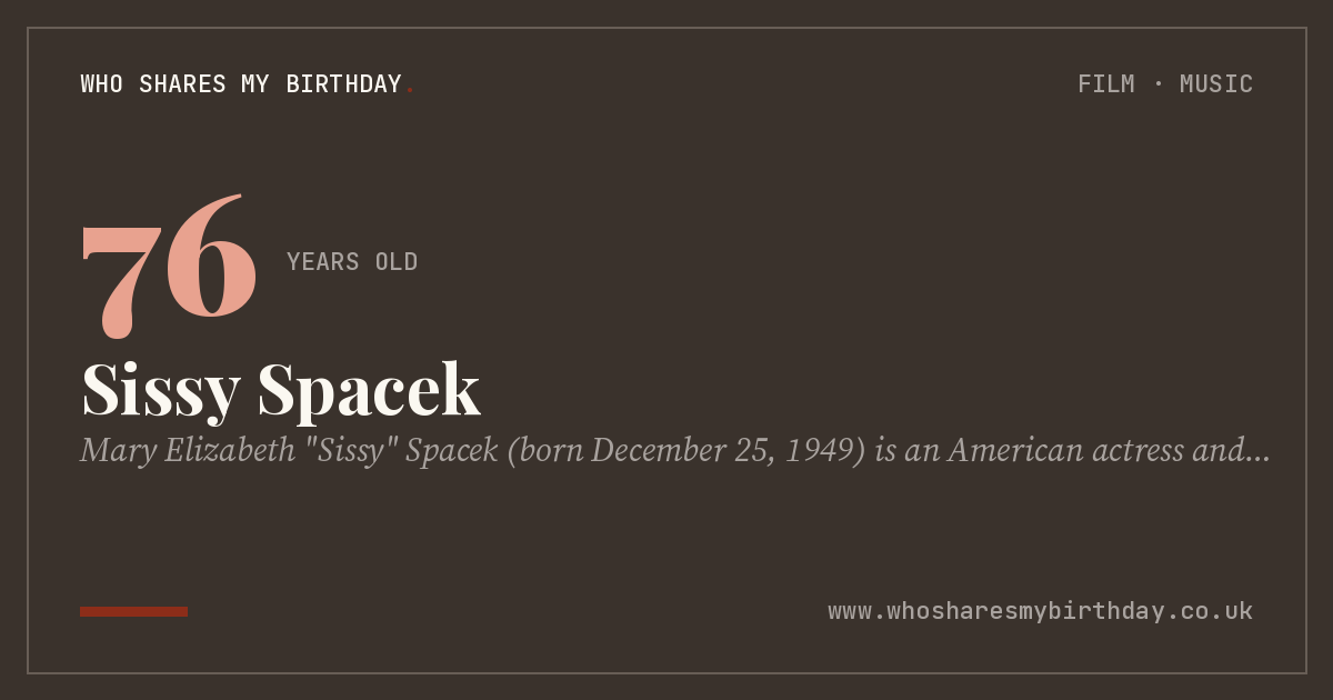 Sissy Spacek