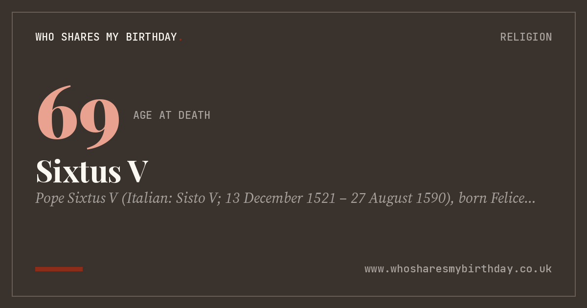 Sixtus V