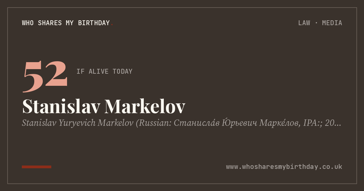 Stanislav Markelov