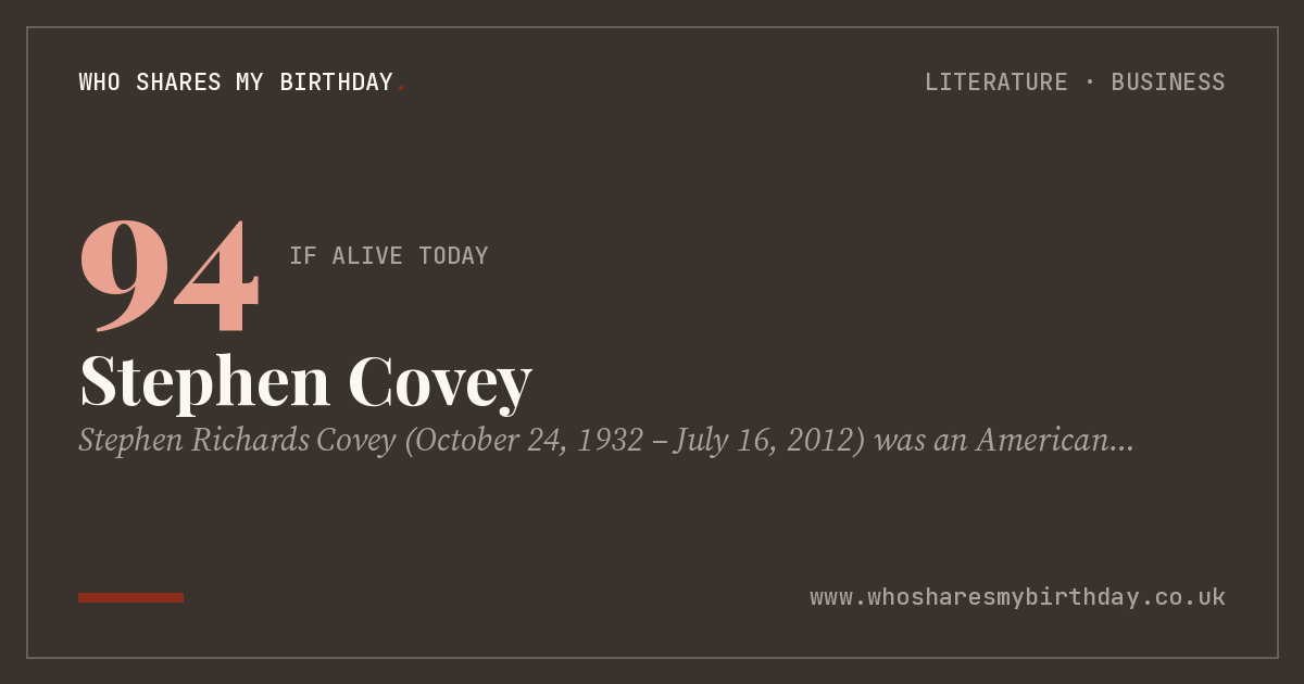 Stephen Covey