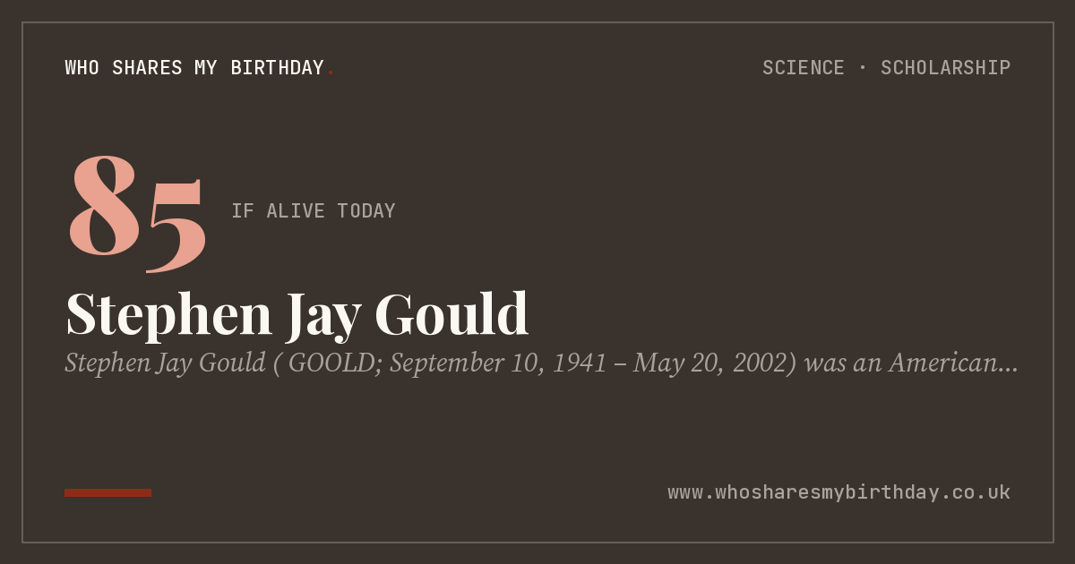 Stephen Jay Gould