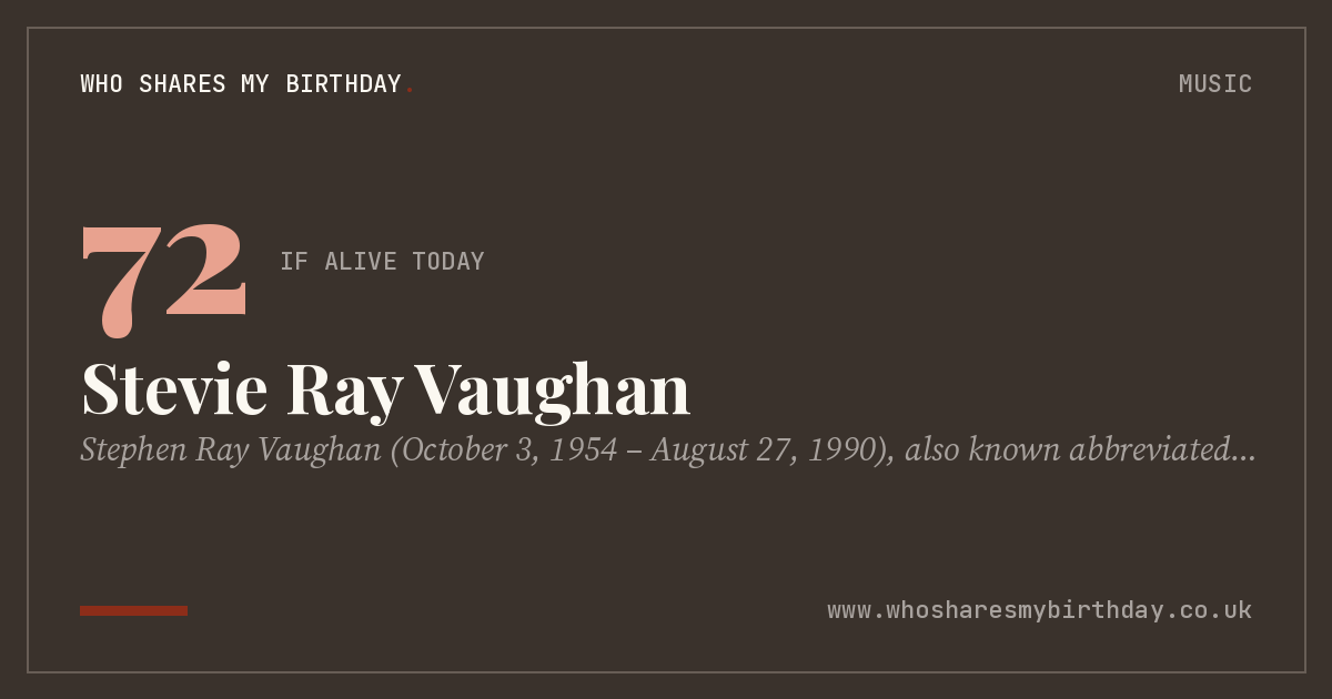 Stevie Ray Vaughan