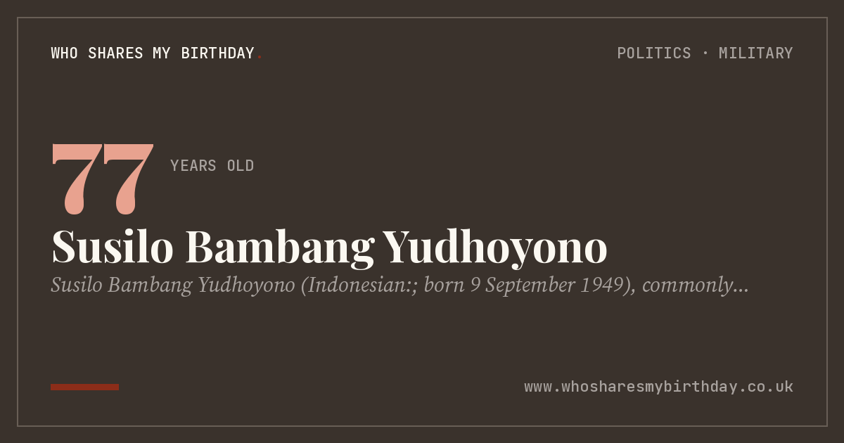 Susilo Bambang Yudhoyono
