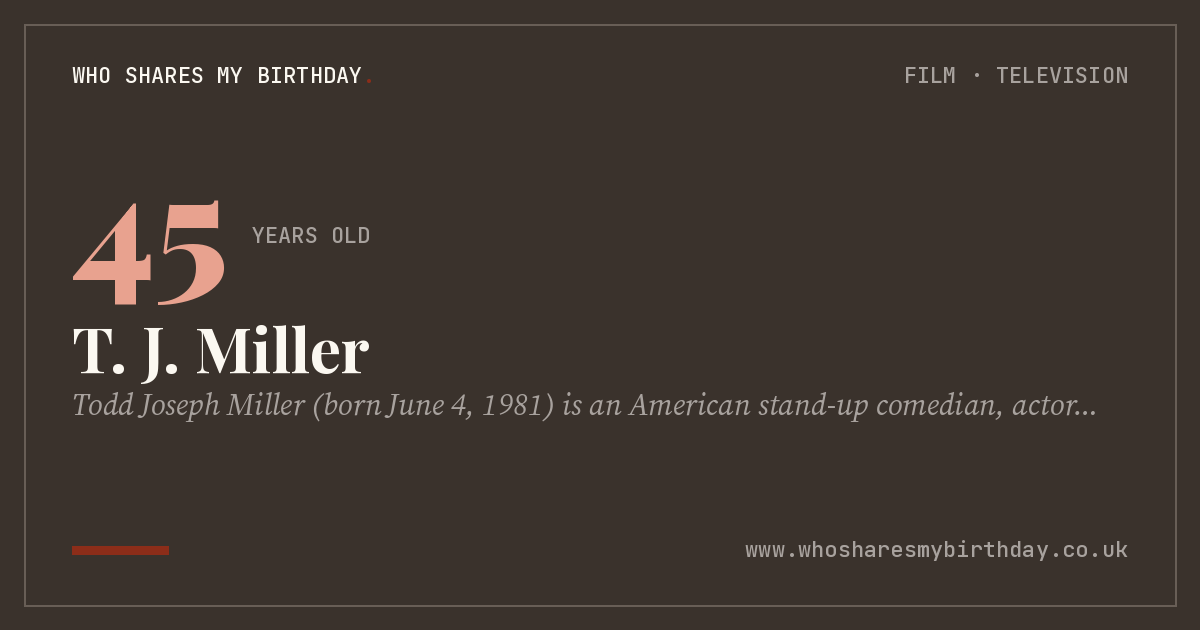 T. J. Miller
