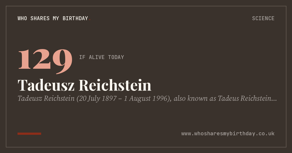 Tadeusz Reichstein